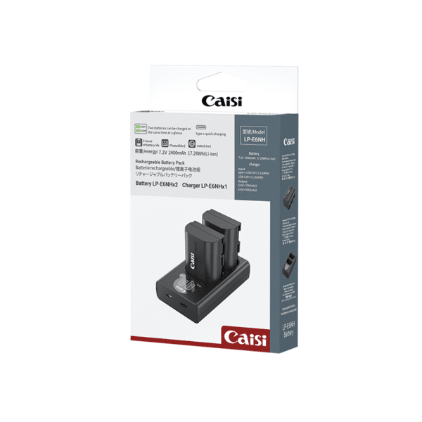 Caisi LP-E6NH Battery & Dual Charger