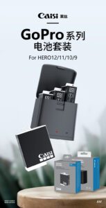Charger for HERO 9/10/11/12 Batteries
