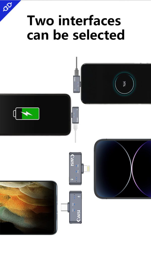 Caisi Mic One – Lightweight Wireless Microphone for Smartphones - Image 4