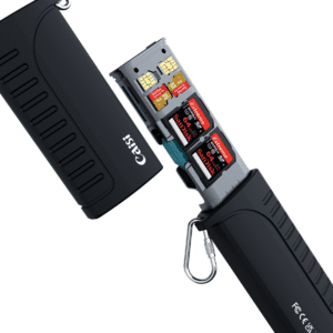 Caisi CRF-PRO – All-in-One Card Reader & Memory Card Storage Case