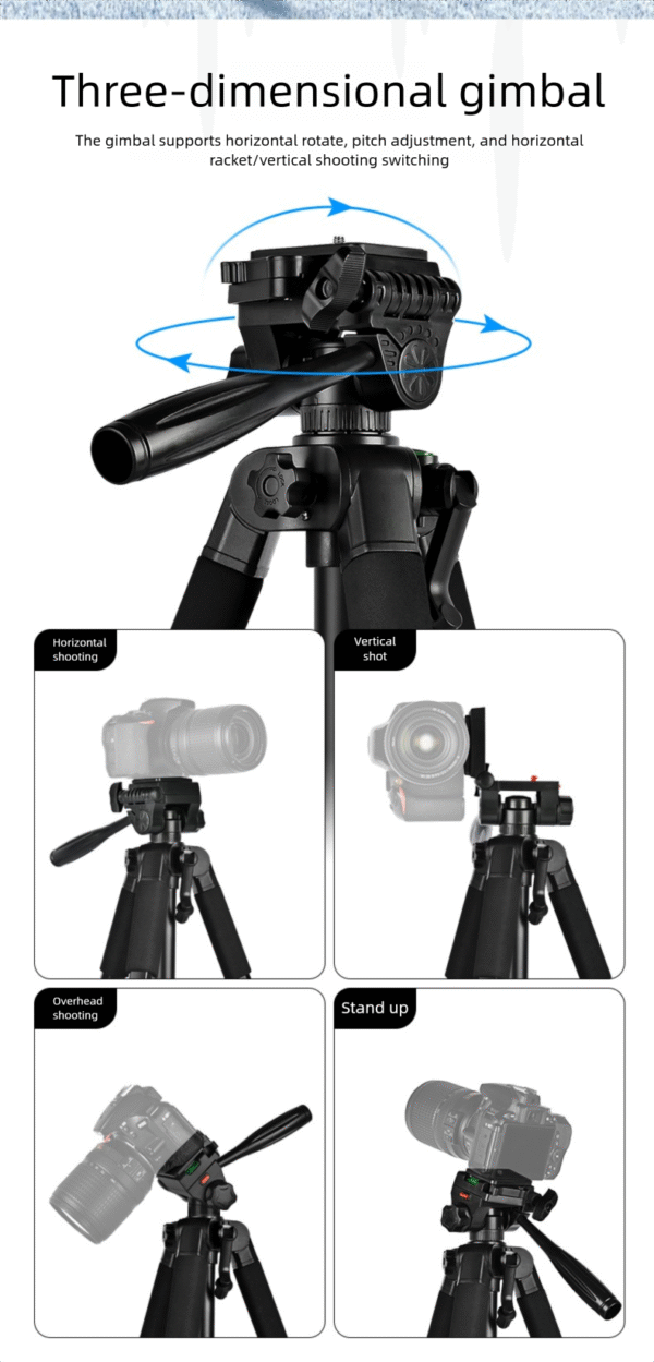Mobile & Camera Tripod with Mobile Holder
