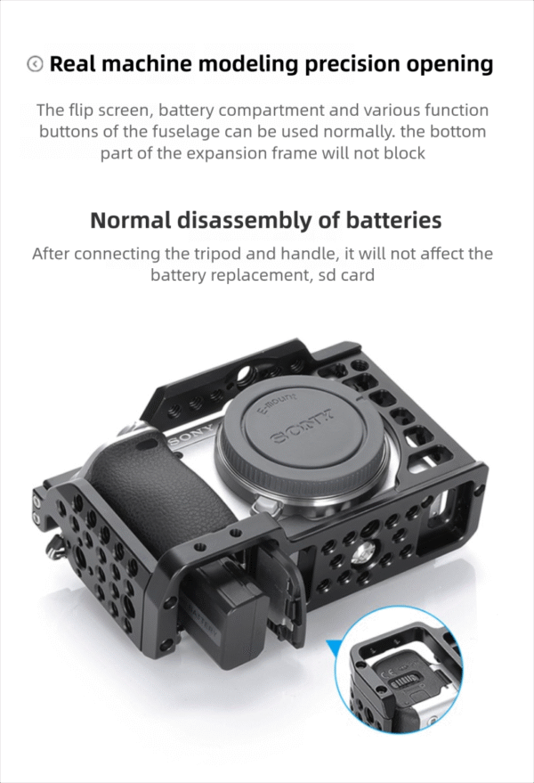 Camera Cage Kit for Sony A6400/ A6100/ A6300/ A6000